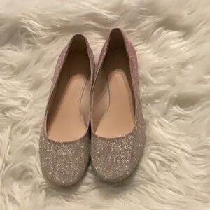 Sparkly Pink Kids Dress Shoes